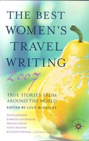 book cover of The Best Women's Travel Writing 2007