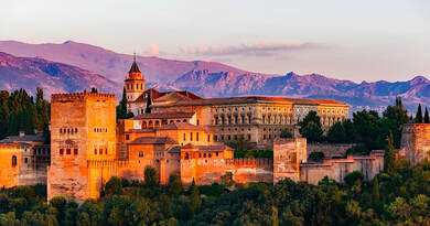 photo of the castle in Granada