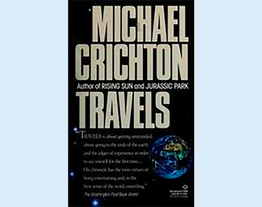 Book cover of MIchael Crichton's Travels