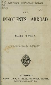 book cover of The Innocents Abroad