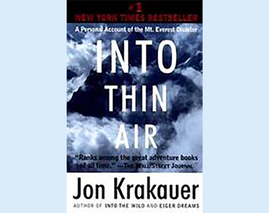 Book cover of Into Thin Air