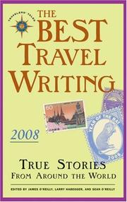 book cover of The Best Travel Writing 2008