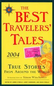 book cover of The Best Travelers' Tales 2004