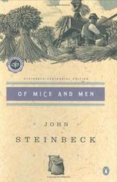 book cover for Of Mice and Men