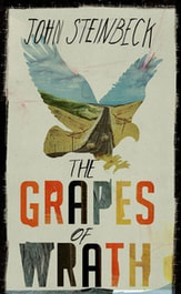 book cover for The Grapes of Wrath