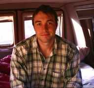 photo of Ken Ilgunas in his van