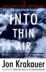 book cover of Into Thin Air