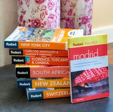 image of several Fodor's travel guides