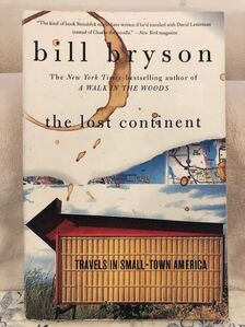 book cover for A Lost Continent by Bill Bryson